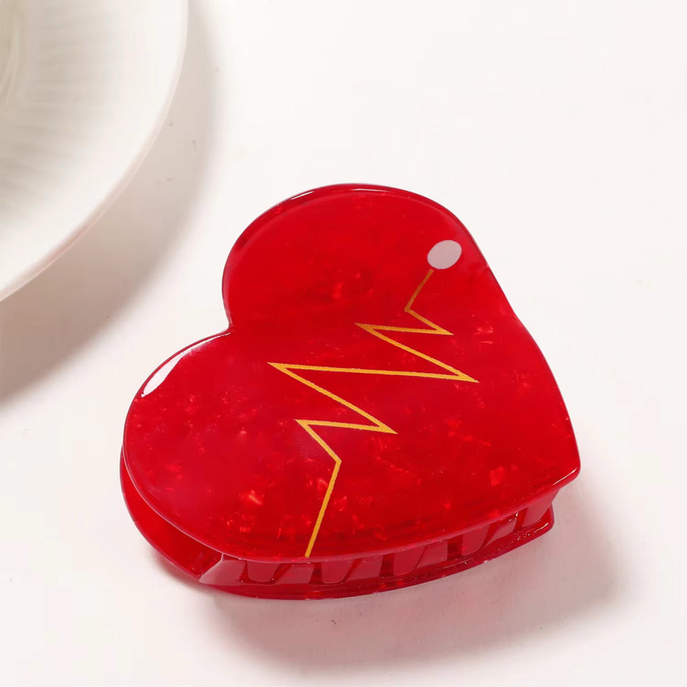 Heart hair clip