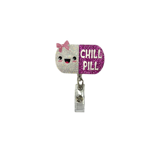 Chill pill badge holder