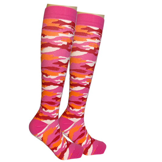 Pink camo stockings