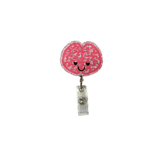 Brain badge holder