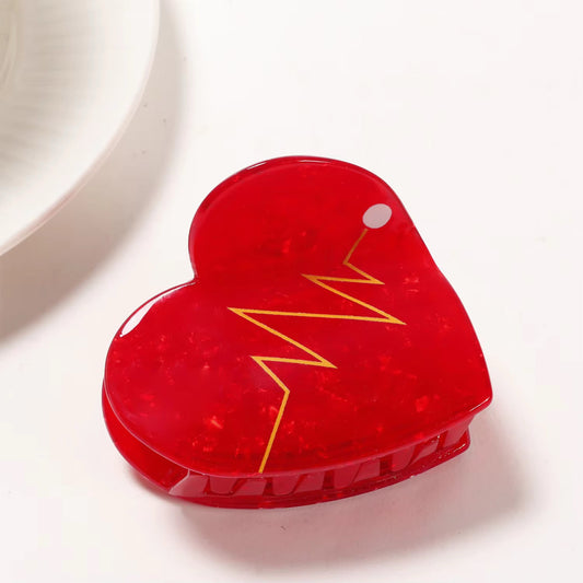 Heart hair clip