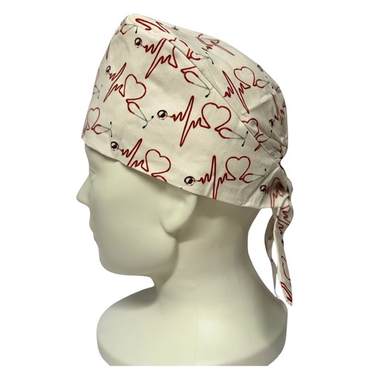 ECG and stethoscope hat