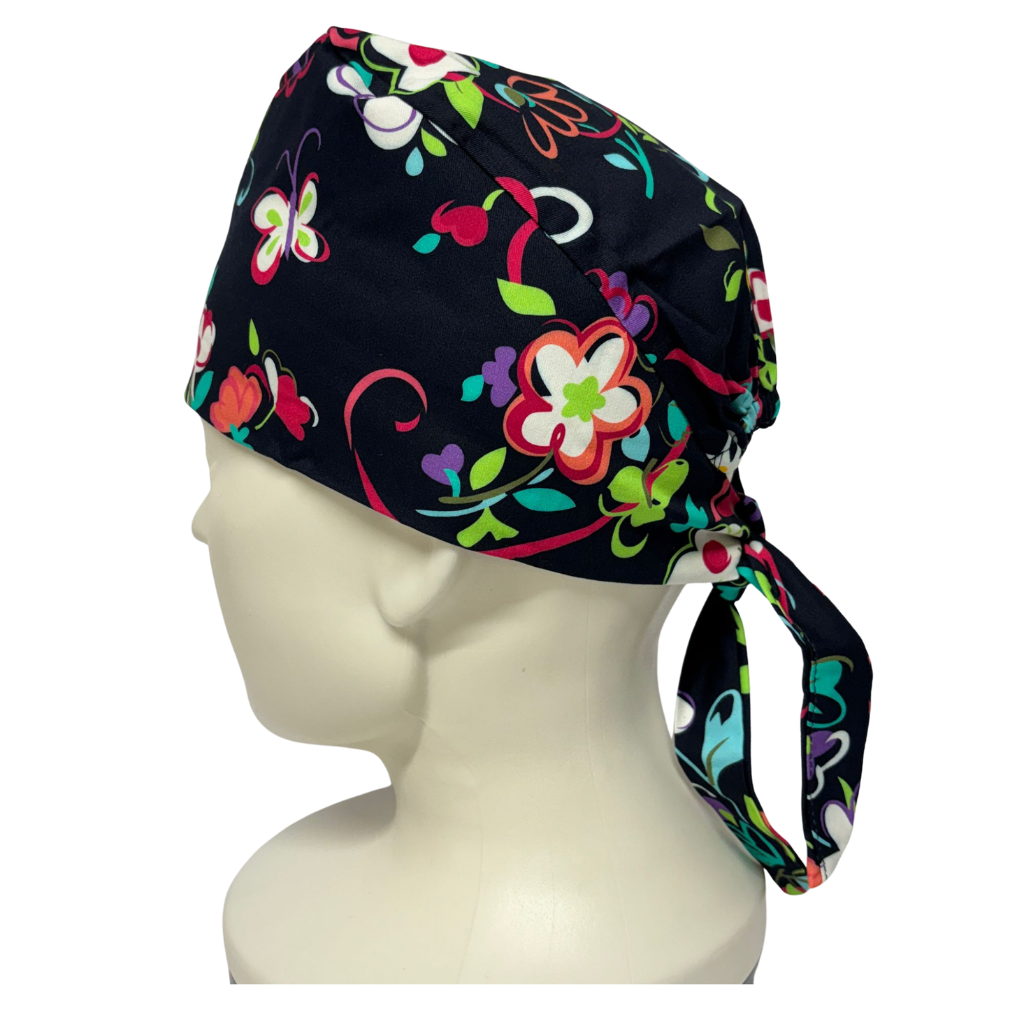 Flower and butterfly hat